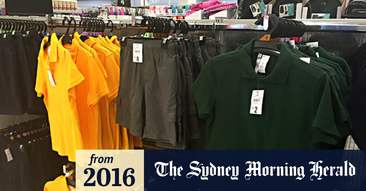 Video Target, Kmart under fire for 2 school uniforms